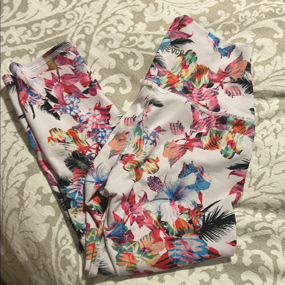 Evolution and Creation Multicolor Floral Leggings